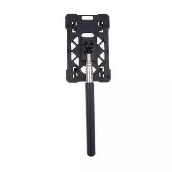 Бесконтактная палка для оплаты проезда на автомобиле Телескопическая палка для считывания парковочных сборов Регулируемый держатель для считывания карт Touch N Go чёрный