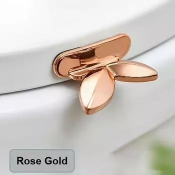 Бесконтактный подъемник крышки унитаза - самоклеящийся, легко устанавливаемый аксессуар для ванной комнаты, держатель для туалетной бумаги, набор для туалетной щетки и держателя розового золота