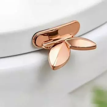 Бесконтактный подъемник крышки унитаза - самоклеящийся, легко устанавливаемый аксессуар для ванной комнаты, держатель для туалетной бумаги, набор для туалетной щетки и держателя розового золота