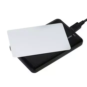 Бесконтактный считыватель RFID-карт, 125 кГц USB-считыватель идентификационных карт, настраиваемый датчик приближения EM, смарт-карта чёрный