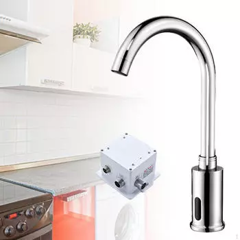 Бесконтактный смеситель для раковины в ванной комнате, автоматическое определение для ресторана