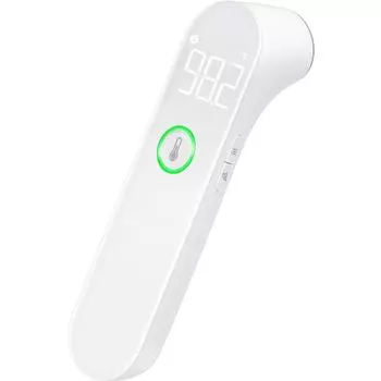 Бесконтактный термометр для взрослых и детей — цифровой детский термометр с сигнализацией о лихорадке, режимом отключения звука, 35 ячеек памяти — точные