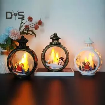 Беспламенная свеча-лампа на батарейках, искусственная свеча с ручкой, электрическая свеча для домашнего декора, фестиваль C чёрный