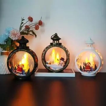 Беспламенная свеча-лампа на батарейках, искусственная свеча с ручкой, электрическая свеча для домашнего декора, фестиваль C белый