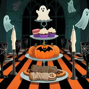 Беспламенные свечи, Подходят для семейных посиделок на Хэллоуин One Size