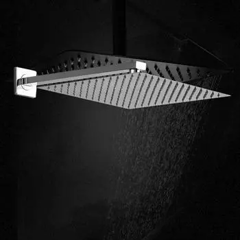 Бесплатная доставка 16 дюймов душевая лейка для ванной комнаты из нержавеющей стали с душевой лейкой 35 см
