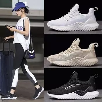 [Бесплатная доставка] Лето 2019 года, новые модные женские туфли, дышащие женские кроссовки для бега в спортзале 35
