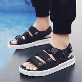 [Бесплатная доставка] Модные сандалии лета 2024 года, модные универсальные мужские сандалии 39