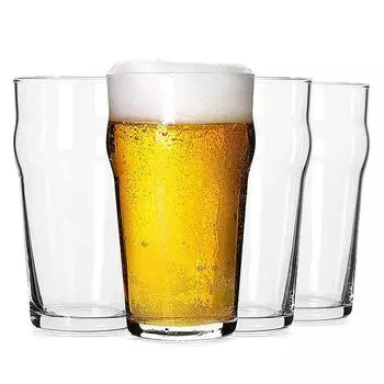 Бесплатная доставка Пинтовые бокалы, пивные бокалы Imperial в британском стиле, стеклянная посуда для эля в английском пабе, уникальный дизайн, набор из 2/4 401-500ml