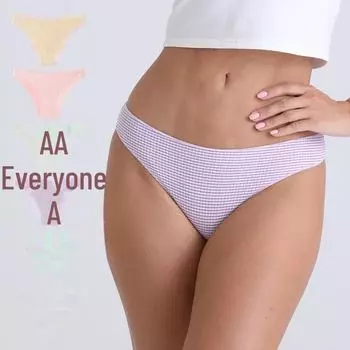 Бесплатная доставка. Женские трусы с заниженной талией — мягкие и эластичные, сексуальные, до середины бедра. L жёлтый