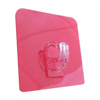 Бесплатная липкая вешалка прозрачная саморазлагаемая многоразовая хозяйственная вешалка для полотенец для ванной на потолок водонепроницаемые крючки