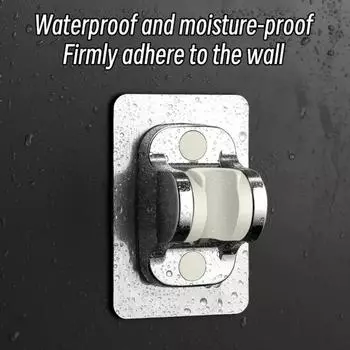 Бесплатная регулируемая стойка для душа для ванной комнаты с мощной присоской, прочный и универсальный кронштейн для душа для фиксированного или