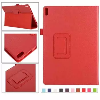 Бесплатная ручка с чехлом для Lenovo Tab 4 10 TB-X304F X304L, чехол для планшета из искусственной кожи, подставка для Lenovo TAB4 10,1 Plus, откидная крышка TB-X704F/L небесно-голубой