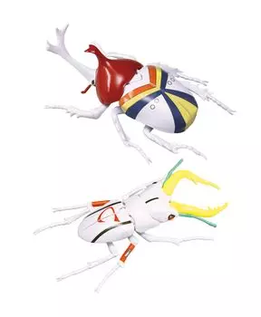 Бесплатная серия исследований Tatsunoko Hero Edition Beetle Tekkaman Технические характеристики Stag Beetle Casshern Технические характеристики Пластиковая модель № 258 /