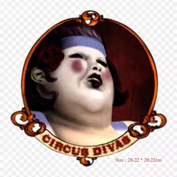 Бесплатная загрузка значка клоуна Пьеро Клоун Термоперенос Печать виниловых нашивок Наклейка для одежды Аппликации своими руками Моющиеся нашитки