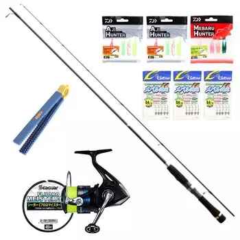Бесплатные шпули доступны в Shimano Ajing Mebaring Luarmatic S76UL Полный комплект удилища Mebaring удилище Luarmatic Nexerve спиннинговая катушка для начинающих