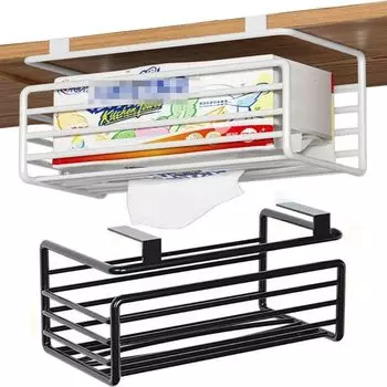 Бесплатный держатель для бумажных полотенец, прочная несущая картонная стойка, кухонная вешалка для бумаги белый
