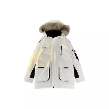 Бесплатный индивидуальный дизайн, индивидуальный печатный вышитый логотип, быстрая доставка, повседневный меховой воротник, пух M