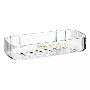 Беспробивной стеллаж для хранения в ванной комнате, прозрачный держатель для шампуня и геля для душа, органайзер, ванная комната