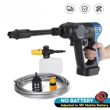 Беспроводная электрическая мойка высокого давления 180 Вт, аккумуляторная, распылитель для мытья автомобилей, водяной пистолет, электроинструмент