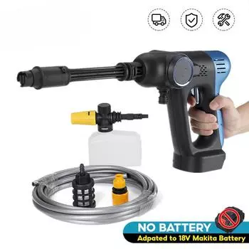 Беспроводная электрическая мойка высокого давления 180 Вт, аккумуляторная, распылитель для мытья автомобилей, водяной пистолет, электроинструмент