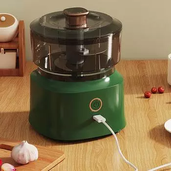 Беспроводная электрическая мясорубка, портативный кухонный электрический комбайн, электрическая давилка для чеснока, мясорубка, измельчитель для приготовления пищи объемом 350 мл белый