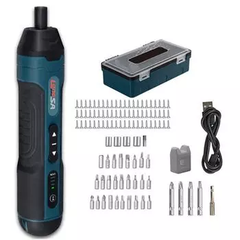 Беспроводная электрическая отвертка перезаряжаемая литиевая батарея 1300 мАч мини-дрель 3,6 В набор электроинструментов для домашнего хозяйства техническое обслуживание ремонт