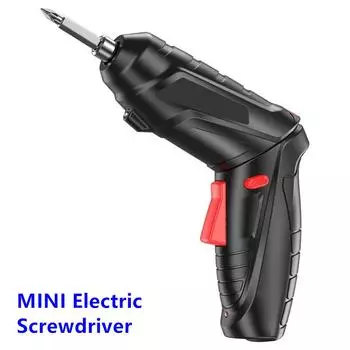 Беспроводная электрическая отвертка с зарядкой, мощная ударная мини-отвертка с беспроводной зарядкой 2PCS SET