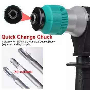 Беспроводная электрическая ударная дрель-перфоратор, перезаряжаемая бесщеточная перфораторная дрель 288VF, электрический инструмент для литий-ионных аккумуляторов Makita Only machine синий