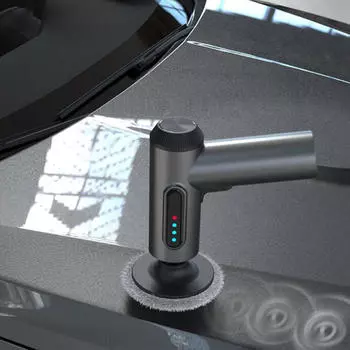 Беспроводная автомобильная полировальная машина для вощения, легкая с 3 полировальными подушечками для стекла, компактная