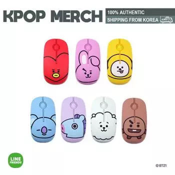 Беспроводная бесшумная мышь BT21 Figure от Royche