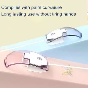 Беспроводная бесшумная зарядка мыши для игровой мыши для ноутбука, трехрежимное беспроводное соединение BT5.0, DPI 1600 розовый