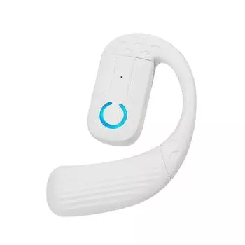 Беспроводная бизнес-гарнитура Bluetooth 5.4 с открытым вращением на 180° и микрофоном, с костной проводимостью, заушным креплением, сенсорным управлением, спортивные Hi-Fi наушники