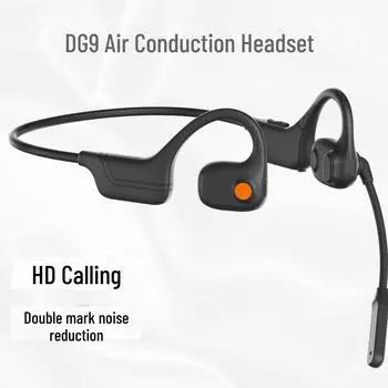 Беспроводная бизнес-гарнитура с микрофоном с шумоподавлением, конструкция без вкладышей для звонков в формате HD чёрный