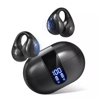Беспроводная bluetooth-гарнитура 2024 года, инновационная, не блокирует воздушную проводимость, нет ощущения жесткого звука Bluetooth, автоматический вызов микрофона, Физическая