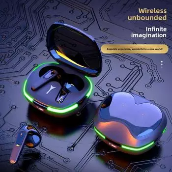 Беспроводная Bluetooth-гарнитура Dazzling Breath Light In-ear Sports Bluetooth-гарнитура чёрный