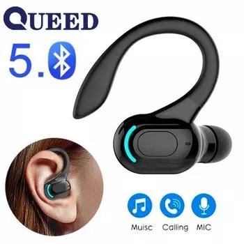 Беспроводная Bluetooth-гарнитура F8 с подвесными наушниками для бизнеса, спортивная мини-гарнитура Bluetooth, срок службы батареи, водонепроницаемая гарнитура