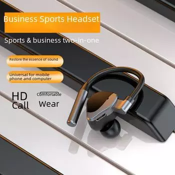 Беспроводная Bluetooth-гарнитура L15 In-Ear — одно ухо, сенсорное управление, подходит для бизнеса и спорта L15 серебряный серый