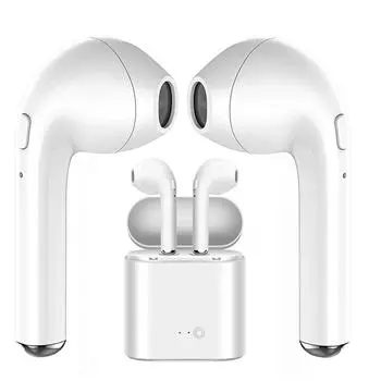 Беспроводная Bluetooth-гарнитура, лучшие беспроводные наушники, пара беспроводных наушников белый