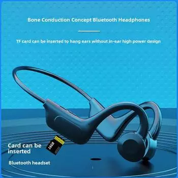 Беспроводная Bluetooth-гарнитура Q33 True Wireless — костная и воздушная проводимость, крепление на ухо, подходит для занятий спортом Q33 чёрный