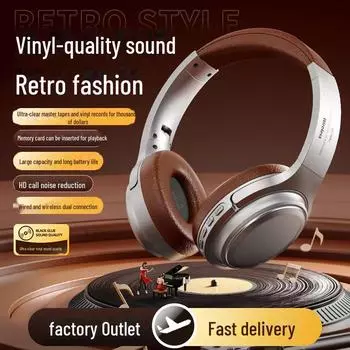 Беспроводная Bluetooth-гарнитура Retro VJ901: Длительный срок службы батареи, высококачественный универсальный вариант для мобильных устройств и игр