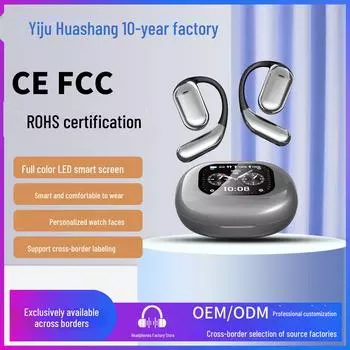 Беспроводная Bluetooth-гарнитура с шумоподавлением, длительным сроком службы аккумулятора и сенсорным экраном Q16S хаки