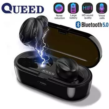 Беспроводная Bluetooth-гарнитура TWS Биполярные стереонаушники-вкладыши-вкладыши чёрный