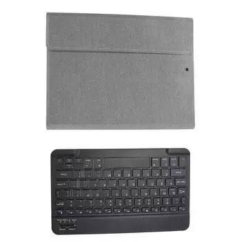 Беспроводная Bluetooth-клавиатура с магнитным чехлом и держателем для карандаша для планшета IOS Air3 10,5 дюйма Pro 10,5 дюйма серый