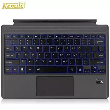 Беспроводная Bluetooth-клавиатура с подсветкой для Microsoft Surface Pro 8 Pro 6 Pro 5 Pro 7 Pro 4 Pro 3 Go 2 Клавиатура Клавиатура планшета For surface Pro 3