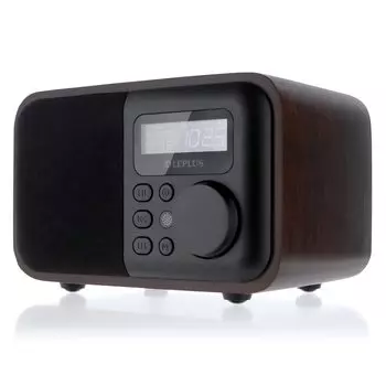 Беспроводная Bluetooth-колонка LEPLUS в стиле палисандра с функцией будильника и широкополосным FM-радио в интерьере Classica LP-MSPBT02RS