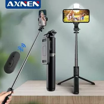 Беспроводная Bluetooth-палка для селфи, складной монопод со штативом для мобильного смартфона Huawei Xiaomi iphone Samsung сотовый телефон Vlog