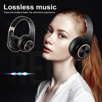 Беспроводная Bluetooth-совместимая гарнитура с низким уровнем задержки и шумоподавлением. Универсальные компьютерные игровые музыкальные спортивные наушники. синий