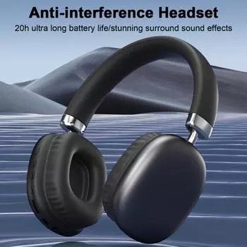 Беспроводная Bluetooth-совместимая гарнитура с ультранизкой задержкой и шумоподавлением, помехоустойчивая универсальная игровая гарнитура серебряный