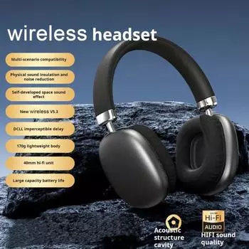 Беспроводная Bluetooth-совместимая гарнитура с ультранизкой задержкой и шумоподавлением, помехоустойчивая универсальная игровая гарнитура серебряный